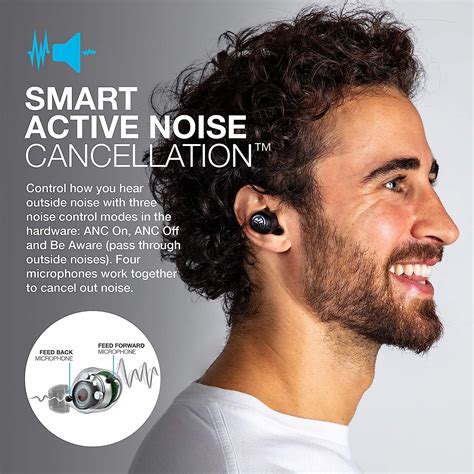 Buy Jlab Jbuds Air Anc True Wireless Bluetooth Earbuds Black Active