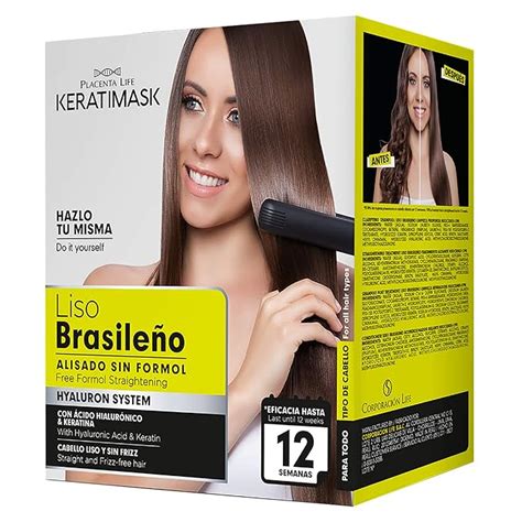 Amazon Brazilian Straightening Kit With Keratin And Hyaluronic