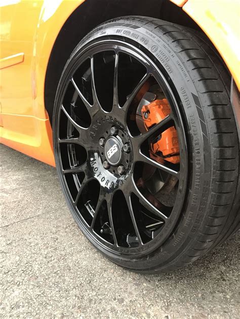 Ford Focus ST Alloys We Refurbished And Powder Coated Gloss Black