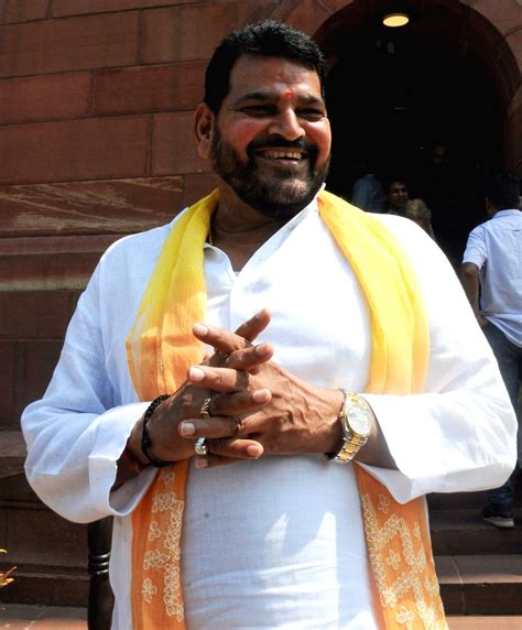 Bjp Lok Sabha Mp Brij Bhushan Sharan Singh At Parliament House