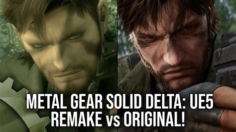 Metal Gear Solid Delta Snake Eater Digital Foundry Confronta Il