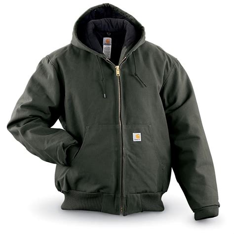 Carhartt® Duck Quilt Lined Jacket Dark Green 129001 Insulated