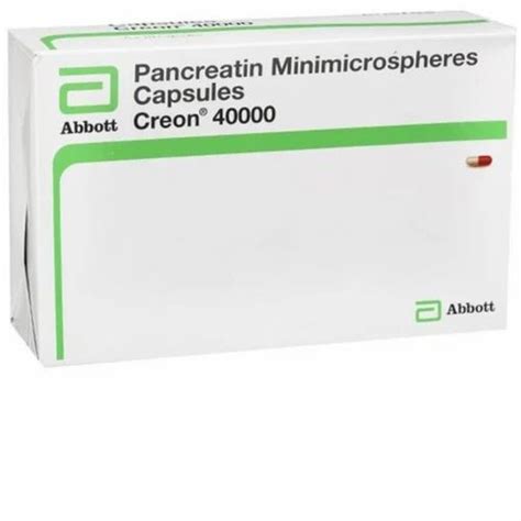 Creon Capsule Pancreatin At Rs Strip Pancreatin Tablets In