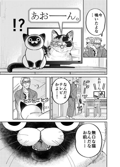 家によく来る野良猫の鳴き声が気になる元極道の話。