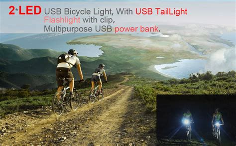 Ebuyfire Usb Rechargeable Bike Light Set Lumens Ultra Bright Led