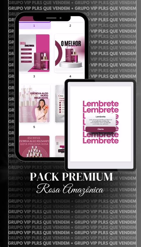 PACK PREMIUM ROSA AMAZÔNICA PLR Marília Trindade Veras Hotmart