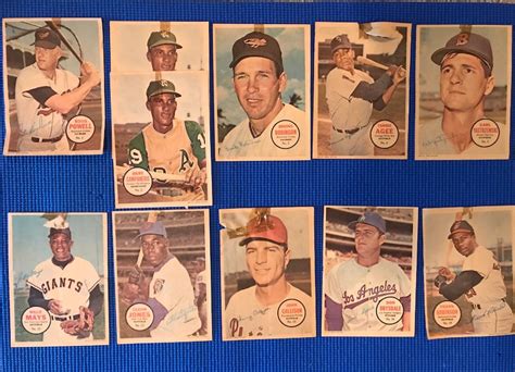 Vintage Topps 1967 Baseball Posters Etsy