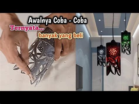 Ide Usaha Rumahan Kerajinan Membuat Lampu Dari Pipa PVC Bekas