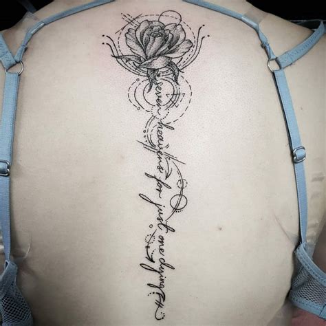 Best Rose Spine Tattoo Ideas That Will Blow Your Mind