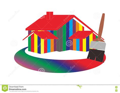 House Painting Logo Stock Vector Illustration Of Industries