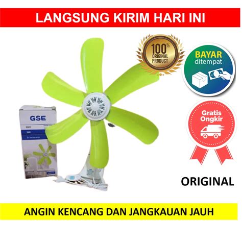 Jual Kipas Angin Mini Lucu Listrik Jepit Gse Besar Baling Fan