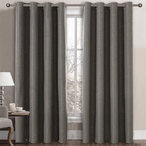 Amazon H Versailtex Linen Blackout Curtain Inches Long For