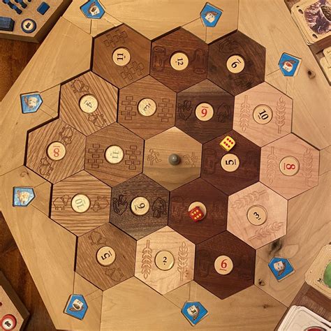 My Custom Catan Board : r/woodworking