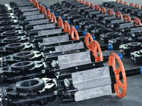 Slurry Or Rubber Lined Knife Gate Valve Knife Gate Valves