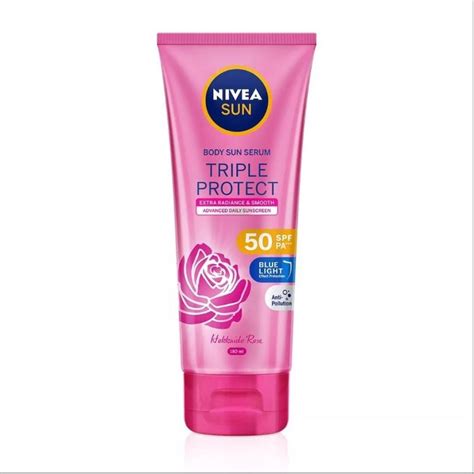 Jual Nivea Body Sun Serum Triple Protect Spf 50 Pa 180ml Shopee Indonesia