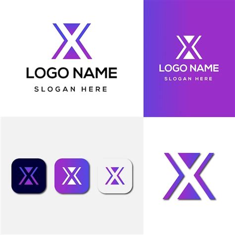 X Ltimo Dise O De Plantilla De Logotipo Vector Premium Vector Premium