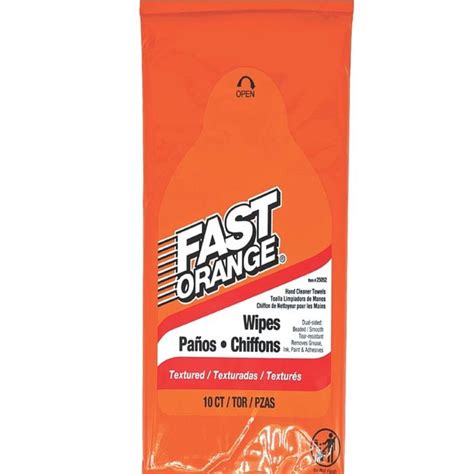 Fast Orange Wipes 10 Count