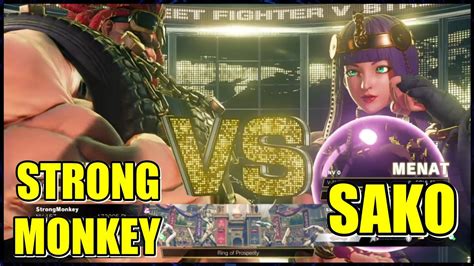 Sako Menat Vs Strongmonkey Abigail Street Fighter Champion