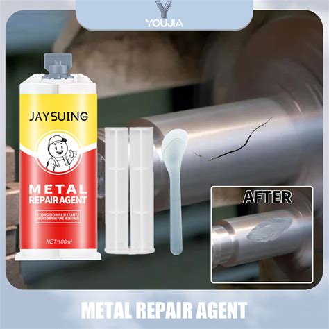 Jaysuing Metal Repair Glue Paste High Temperature Tank Crack Trachoma