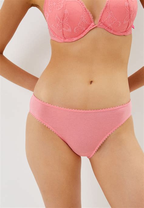Трусы Victoria s Secret BIKINI цвет розовый RTLABR333601 купить в интернет магазине Lamoda