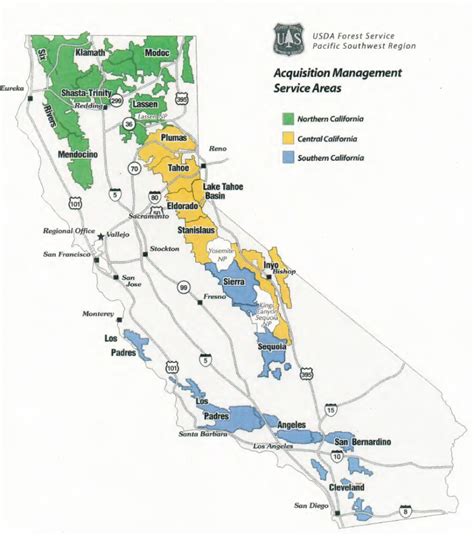 California Forest Service Maps California National Forest Map Luxury ...