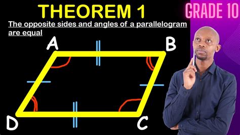 Theorem Proof 1 Euclidean Geometry Grade 10 Opposite Sides Angles Of