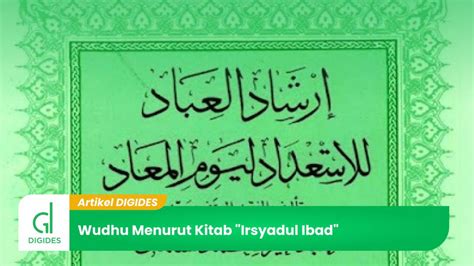 Wudhu Menurut Kitab Irsyadul Ibad DigitalDesa Id