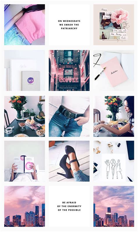 Pink Instagram Feed Ispirazione Per Storie Instagram Idee