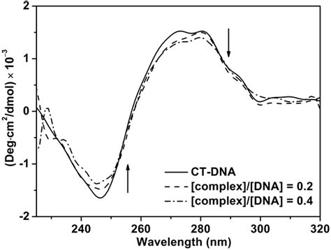 Fig S Circular Dichroism Cd Spectra Of Ct Dna M In