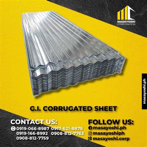 GI Corrugated Sheet Galvanized Iron Sheet Sheet Roof Yero