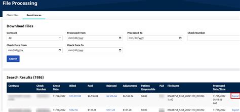 837 Claim Files And Linked Contracts
