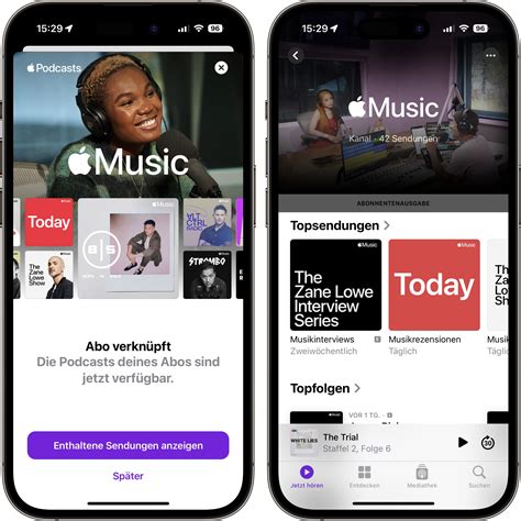 Apple Podcasts In App Abos Schalten Premium Podcasts Frei Iphone