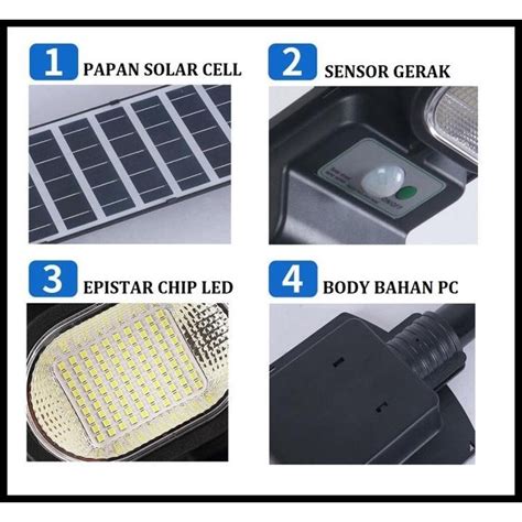 Jual Lampu Jalan Tenaga Matahari Solar Cell Watt All In One