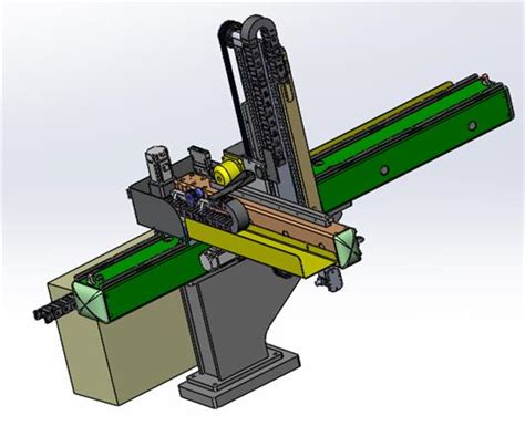 三轴机械手3d模型下载 三维模型 Solidworks模型 制造云 产品模型