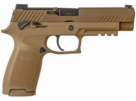 Sig Sauer P320 M17 9mm Luger Pistol 4 7 Barrel 21 1 Round Pvd Slide