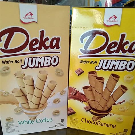 Jual Deka Wafer Roll Jumbo Gr Isi Pcs Shopee Indonesia