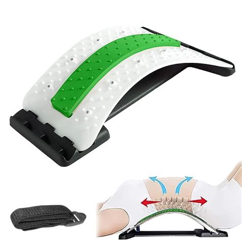 Back Stretcher With Magnetic Acupressure Points | For Back Pain Relief & Posture Support ...