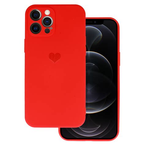 Vennus Silikonové Pouzdro Se Srdcem Pro Iphone 11 Pro Design 1 červené Promobilycz