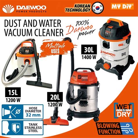 Mydiyhomedepot Daewoo Vacuum Cleaner 15l 20l 30l 40l Wet And Dry