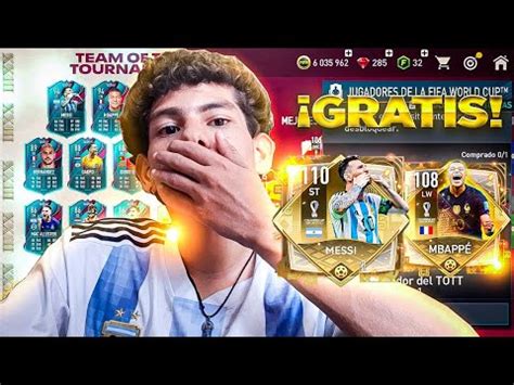 REGALAN JUGADOR DEL TOTT GRL 108 TOTALMENTE GRATIS MESSI MBAPPE Y