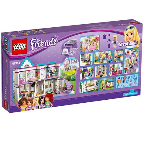 LEGO Friends Stephanie's House 41314 Build and Play Toy House with Mini ...