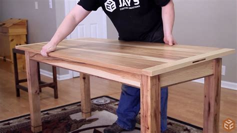 Cómo Construir Una Mesa De Comedor De Madera Web Del Bricolaje Diseño Diy