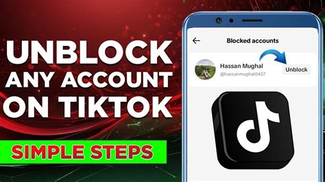 How To Unblock Someone On Tiktok In Unblock Account On Tiktok