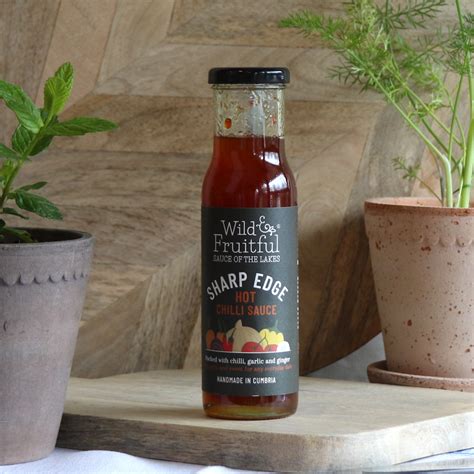 Sharp Edge Hot Chilli Sauce By Wild And Fruitful Beetham Nurseries