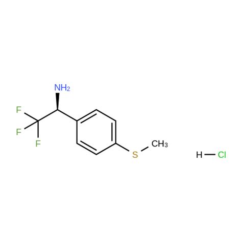 S 2 2 2 TRIFLUORO 1 4 METHYLTHIO PHENYL ETHANAMINE HCL Ambeed