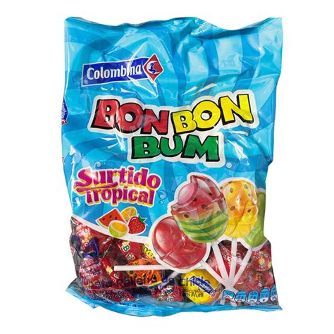 Bon Bon Bum Colombina Lollipops 24 Units Mi Sabor A Colombia