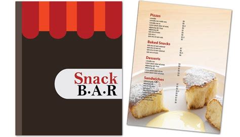 Flyer Template For Snack Bar Cafe Deli Restaurant Order Custom Flyer