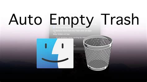 How To Automatically Empty Trash On A Mac Youtube