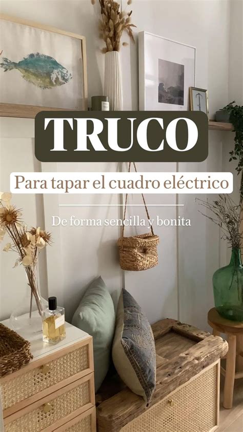 TRUCO para tapar el cuadro eléctrico de forma sencilla y bonita