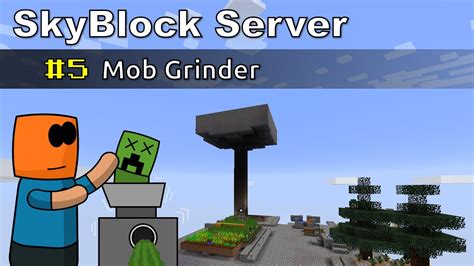 Minecraft Mob Grinder Skyblock 5 Youtube